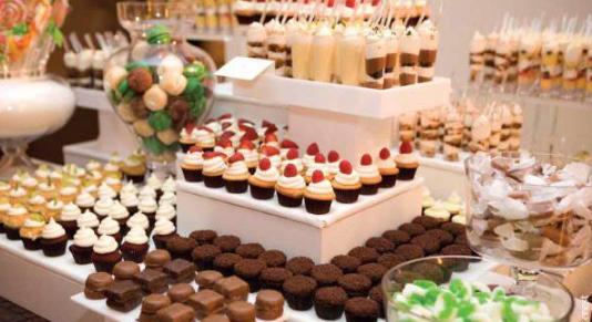Dessert display table