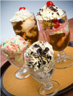 Ice cream sundae